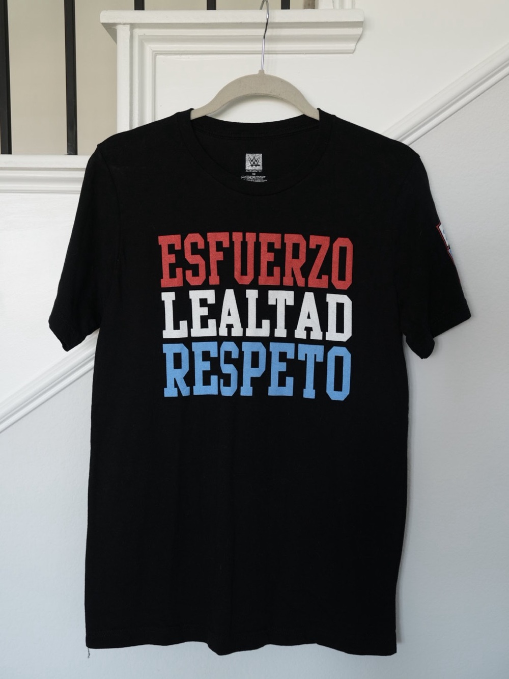 WWE John Cena 2025 Celebration Tour “Estuerzo Lealtad Respeto” T- Shirt Men’s